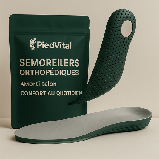 PiedVital Semelles Orthopédiques Minimalistes NoiresFeldluft™