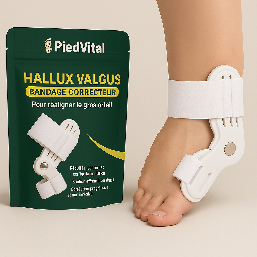 PiedVital - Correcteur Hallux Valgus Noir Taille M by Feldluft Barfußschuhe