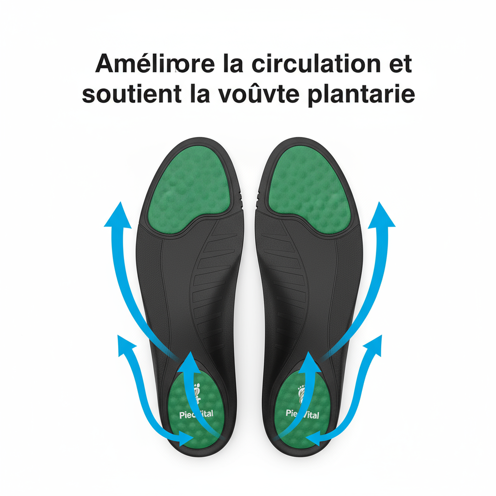 PiedVital Semelles Orthopédiques Minimalistes Taille Unique by Feldluft Barfußschuhe