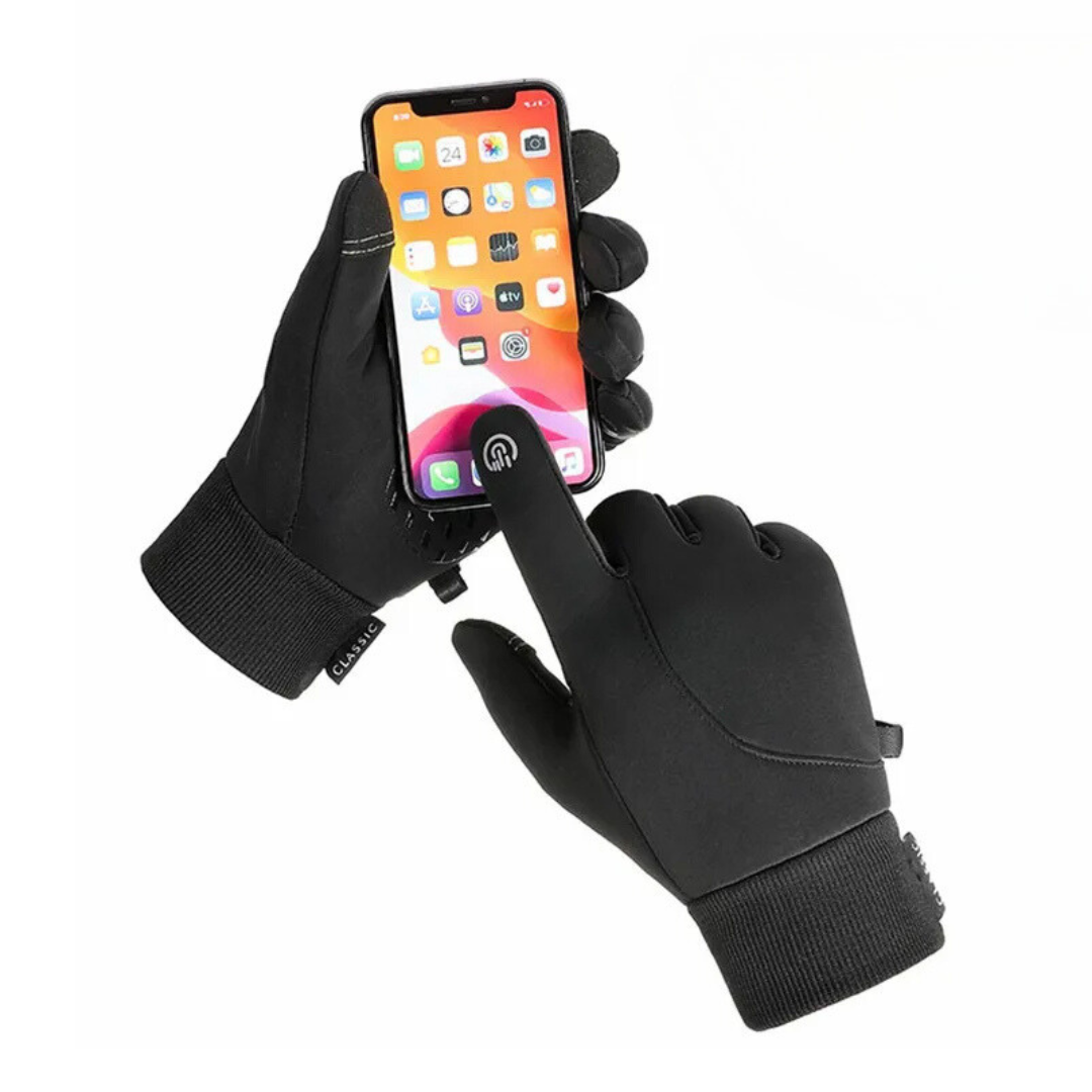 PiedVital - Gants touchscreen imperméables noirsFeldluft